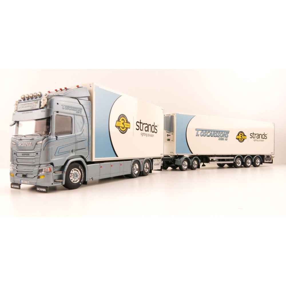 Tekno 80918 Scania R-serie HL Truck Sweden Combo - Oscarssons Akeri - Scale 1:50