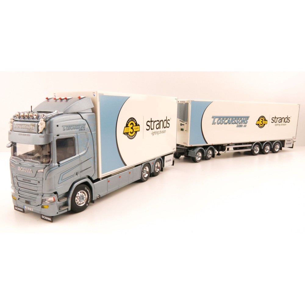 Tekno 80918 Scania R-serie HL Truck Sweden Combo - Oscarssons Akeri - Scale 1:50