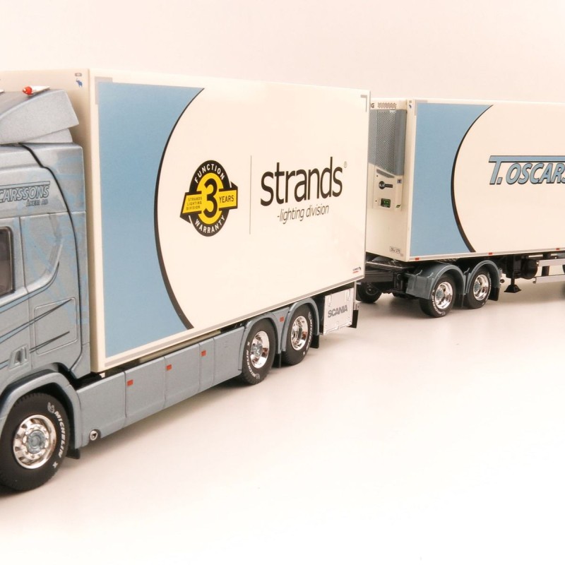 Tekno 80918 Scania R-serie HL Truck Sweden Combo - Oscarssons Akeri - Scale 1:50