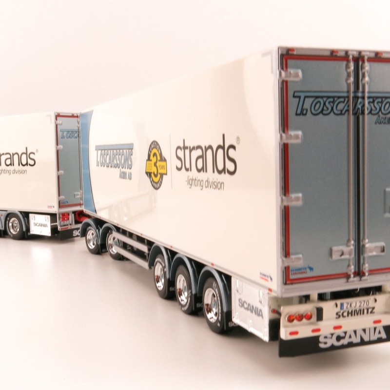 Tekno 80918 Scania R-serie HL Truck Sweden Combo - Oscarssons Akeri - Scale 1:50
