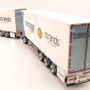 Tekno 80918 Scania R-serie HL Truck Sweden Combo - Oscarssons Akeri - Scale 1:50