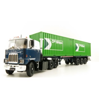 Tekno 81194 Mack F700 6x4 Truck Groenenboom with Container Trailer 2x 20ft Container CP Ships - Scale 1:50