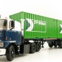Tekno 81194 Mack F700 6x4 Truck Groenenboom with Container Trailer 2x 20ft Container CP Ships - Scale 1:50
