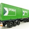Tekno 81194 Mack F700 6x4 Truck Groenenboom with Container Trailer 2x 20ft Container CP Ships - Scale 1:50