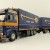Tekno 81222 - Volvo FH12 Globetrotter Rigid Truck with Trailer Curtainside - Borge Moller ASG - Scale 1:50