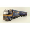 Tekno 81222 - Volvo FH12 Globetrotter Rigid Truck with Trailer Curtainside - Borge Moller ASG - Scale 1:50
