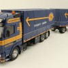 Tekno 81222 - Volvo FH12 Globetrotter Rigid Truck with Trailer Curtainside - Borge Moller ASG - Scale 1:50