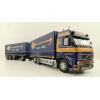 Tekno 81222 - Volvo FH12 Globetrotter Rigid Truck with Trailer Curtainside - Borge Moller ASG - Scale 1:50