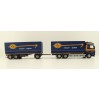 Tekno 81222 - Volvo FH12 Globetrotter Rigid Truck with Trailer Curtainside - Borge Moller ASG - Scale 1:50