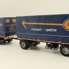 Tekno 81222 - Volvo FH12 Globetrotter Rigid Truck with Trailer Curtainside - Borge Moller ASG - Scale 1:50