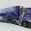 Tekno 81282 - Scania NG R Serie 6x2 Truck with Reefer Trailer - VOWA Transport Prince Purple Rain - Scale 1:50