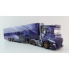 Tekno 81282 - Scania NG R Serie 6x2 Truck with Reefer Trailer - VOWA Transport Prince Purple Rain - Scale 1:50