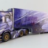 Tekno 81282 - Scania NG R Serie 6x2 Truck with Reefer Trailer - VOWA Transport Prince Purple Rain - Scale 1:50