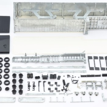 Tekno 81553 Meusburger 4-axle Semi Trailer Model Kit - Scale 1:50