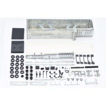 Tekno 81553 Meusburger 4-axle Semi Trailer Model Kit - Scale 1:50