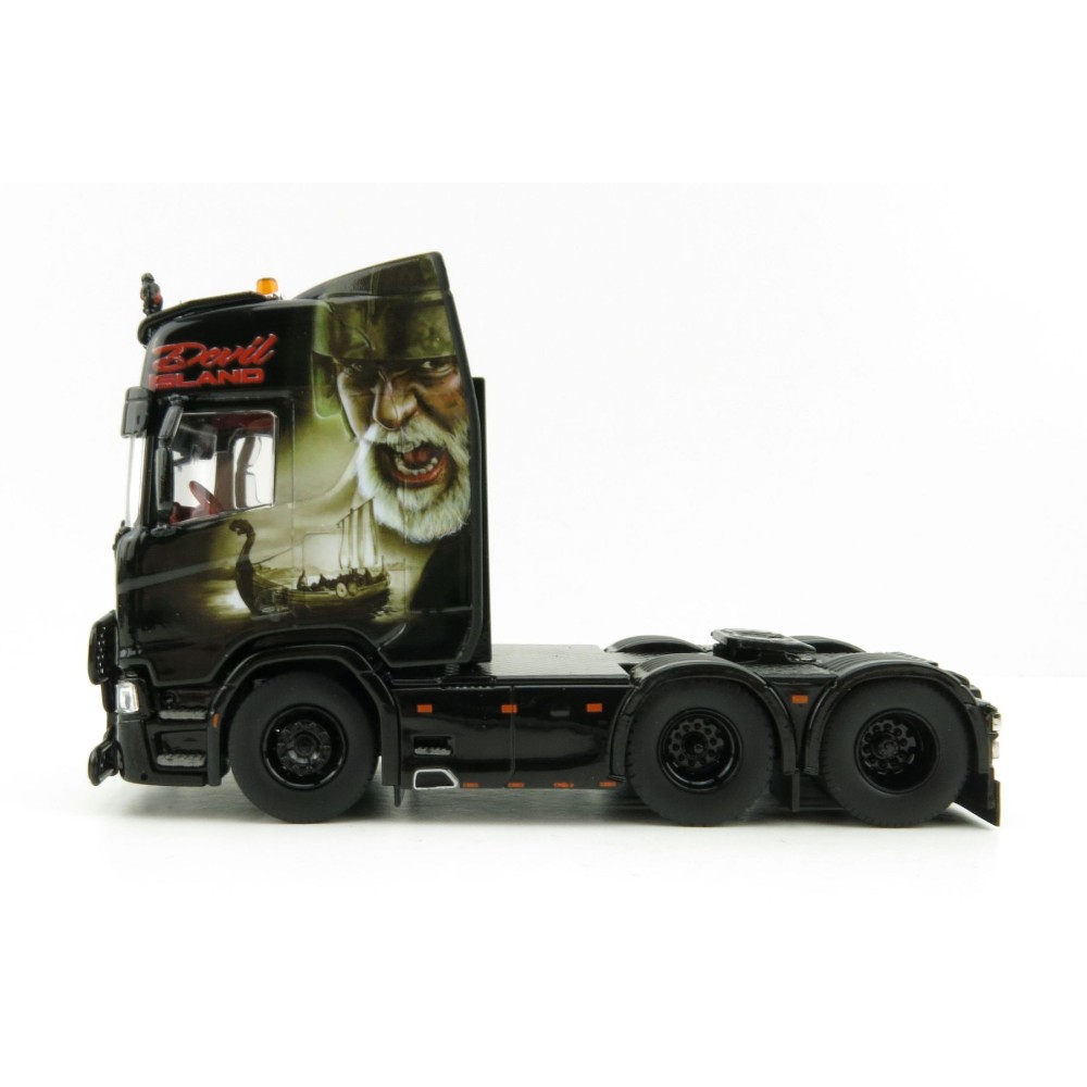 Tekno 81599 Scania NG R-Serie HL 6x2 Prime Mover Byrknes Showtruck Vikings  - Scale 1:50