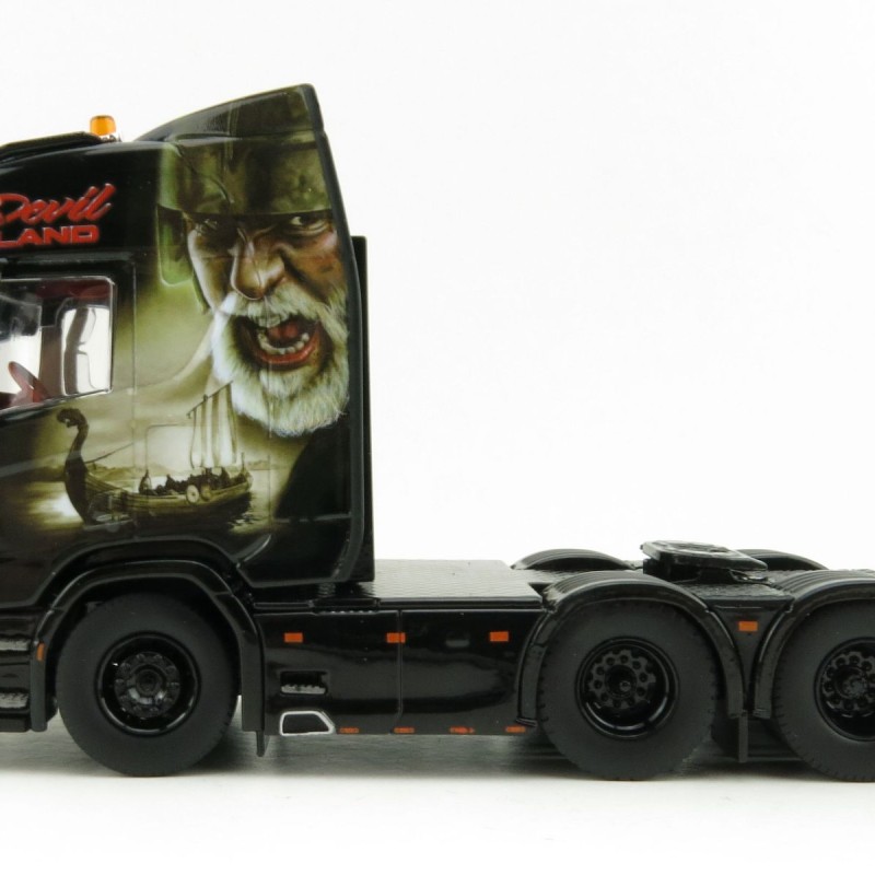 Tekno 81599 Scania NG R-Serie HL 6x2 Prime Mover Byrknes Showtruck Vikings  - Scale 1:50