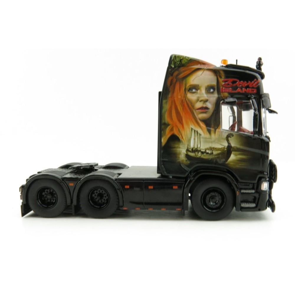 Tekno 81599 Scania NG R-Serie HL 6x2 Prime Mover Byrknes Showtruck Vikings  - Scale 1:50