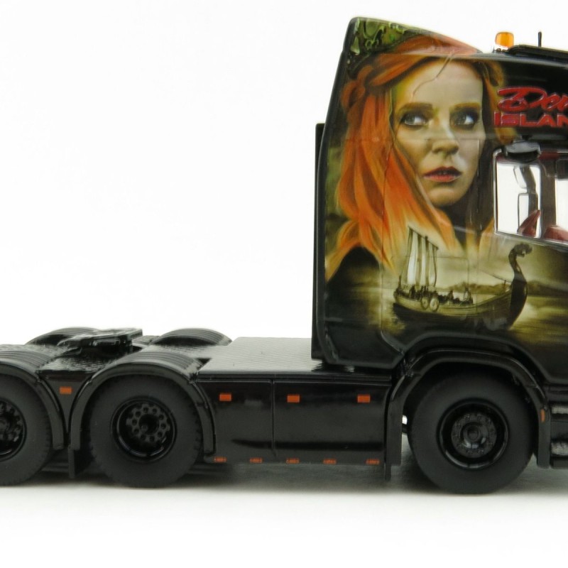 Tekno 81599 Scania NG R-Serie HL 6x2 Prime Mover Byrknes Showtruck Vikings  - Scale 1:50