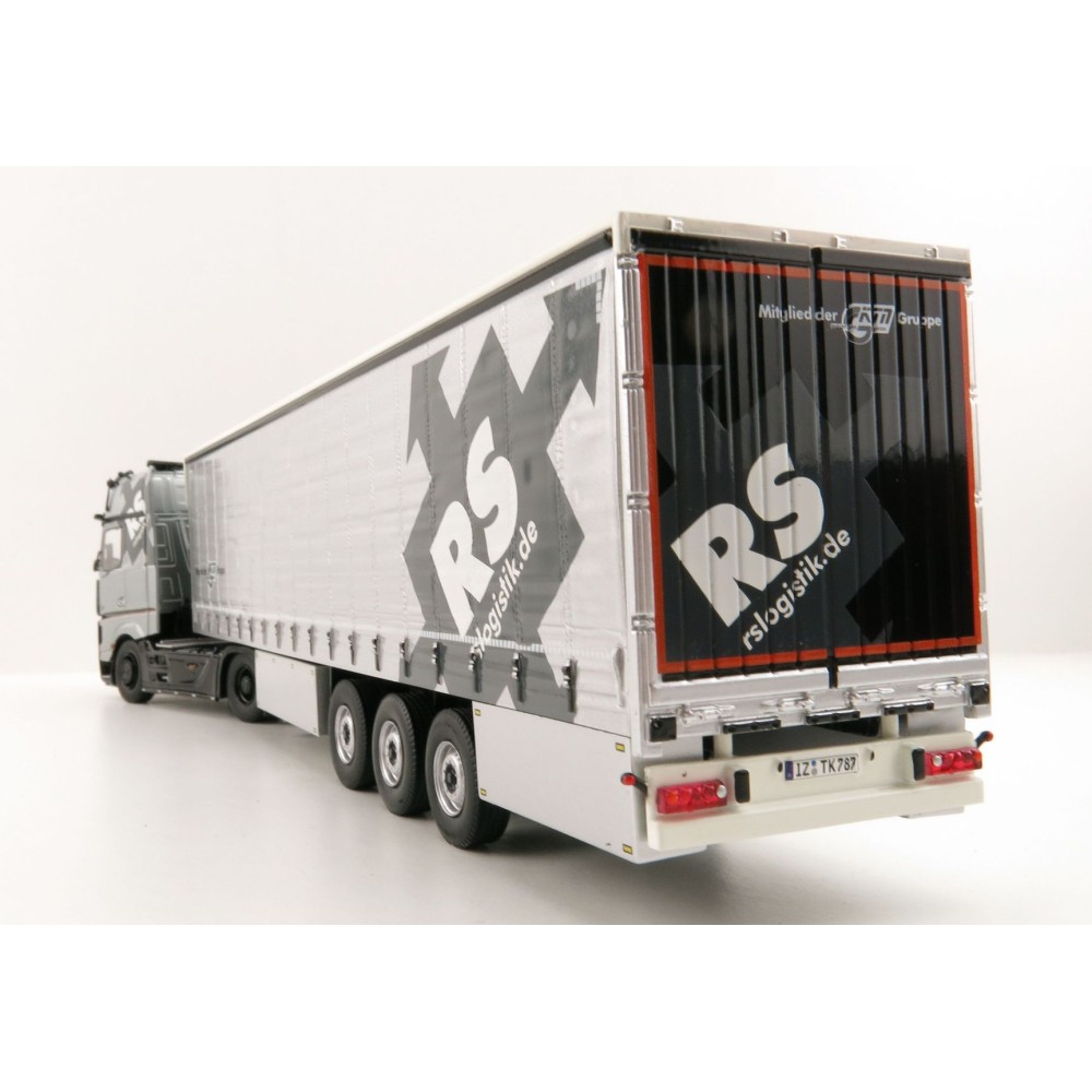 Tekno 82267 Mercedes Benz Actros 4x2 Truck and Curtainside Trailer - RS Logistiek - Scale 1:50