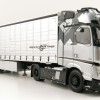 Tekno 82267 Mercedes Benz Actros 4x2 Truck and Curtainside Trailer - RS Logistiek - Scale 1:50