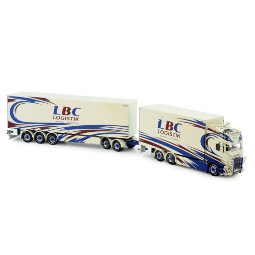 Tekno 82811 - Scania NG R Truck with Trailer Sweden Combo - LBC Karlskoga - Scale 1:50