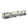 Tekno 82811 - Scania NG R Truck with Trailer Sweden Combo - LBC Karlskoga - Scale 1:50