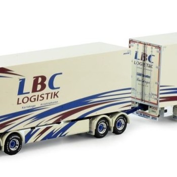 Tekno 82811 - Scania NG R Truck with Trailer Sweden Combo - LBC Karlskoga - Scale 1:50