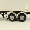 Tekno 82836 Australian Double Flatbed Trailer Set with Dolly White Black Scale 1:50
