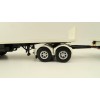 Tekno 82836 Australian Double Flatbed Trailer Set with Dolly White Black Scale 1:50