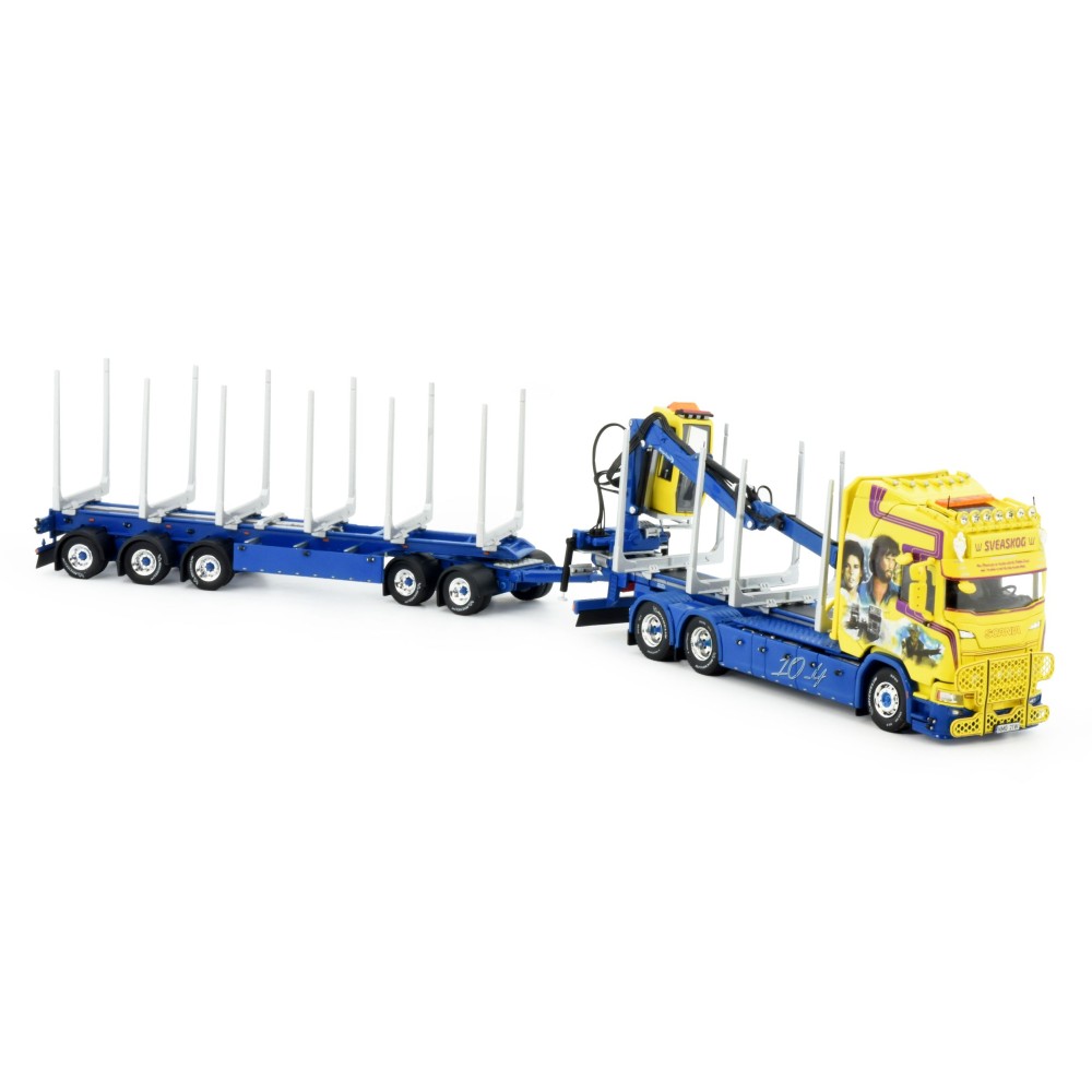 Tekno 82906 Scania NG R Highline Swedish Wood Transporter - The Convoy Movie - Svenke Transport - Scale 1:50