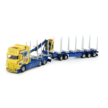 Tekno 82906 Scania NG R Highline Swedish Wood Transporter - The Convoy Movie - Svenke Transport - Scale 1:50