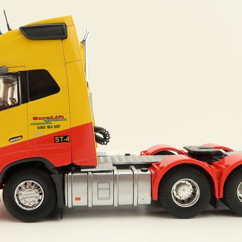 Tekno 82953 - Volvo FH04 Globetrotter XL 6x4 RHD Truck - Surelift Crane Hire - Scale 1:50