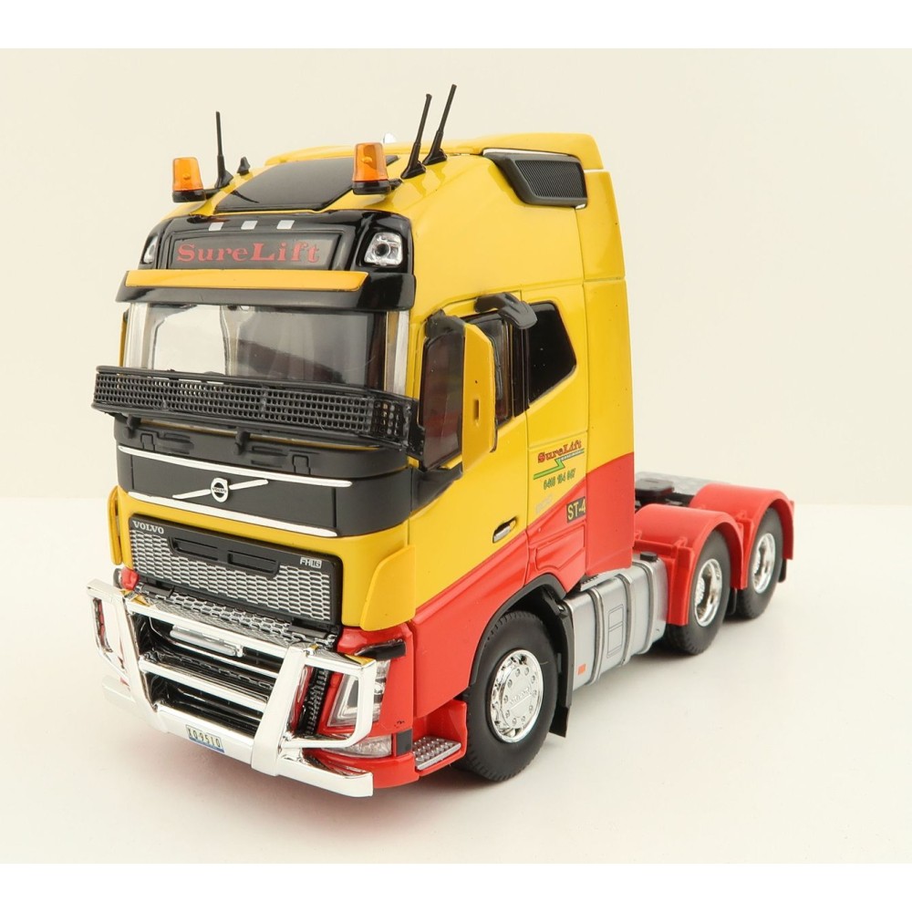 Tekno 82953 - Volvo FH04 Globetrotter XL 6x4 RHD Truck - Surelift Crane Hire - Scale 1:50
