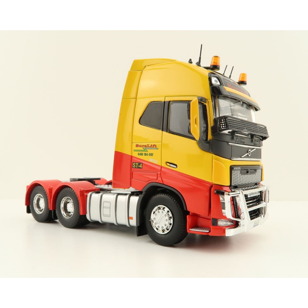 Tekno 82953 - Volvo FH04 Globetrotter XL 6x4 RHD Truck - Surelift Crane Hire - Scale 1:50