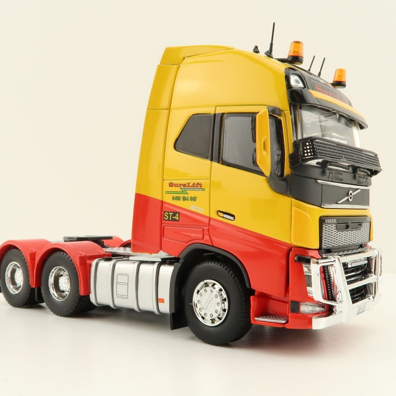 Tekno 82953 - Volvo FH04 Globetrotter XL 6x4 RHD Truck - Surelift Crane Hire - Scale 1:50