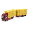 Tekno 83071 - Volvo Globetrotter XL Close & Son Straw Transport RHD - Scale 1:50