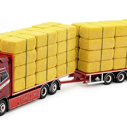 Tekno 83071 - Volvo Globetrotter XL Close & Son Straw Transport RHD - Scale 1:50