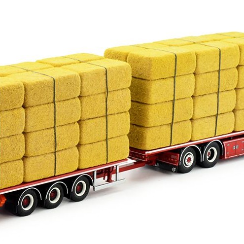 Tekno 83071 - Volvo Globetrotter XL Close & Son Straw Transport RHD - Scale 1:50