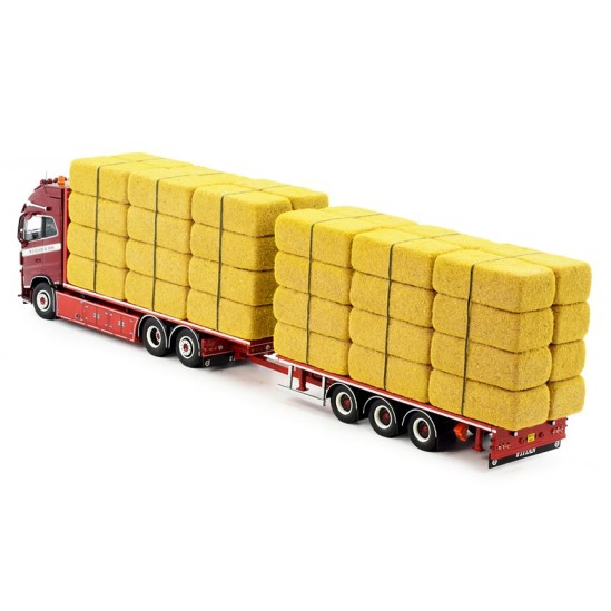 Tekno 83071 - Volvo Globetrotter XL Close & Son Straw Transport RHD - Scale 1:50