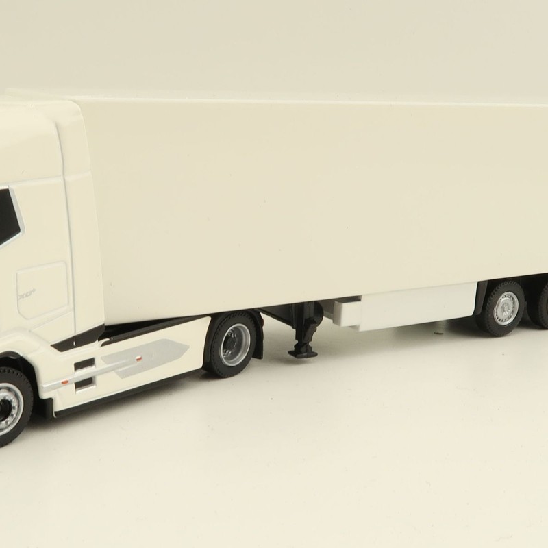 Tekno 83515 - DAF XG+ Truck with Semi 3-axle Reefer Trailer White - Scale 1:87