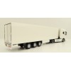Tekno 83515 - DAF XG+ Truck with Semi 3-axle Reefer Trailer White - Scale 1:87