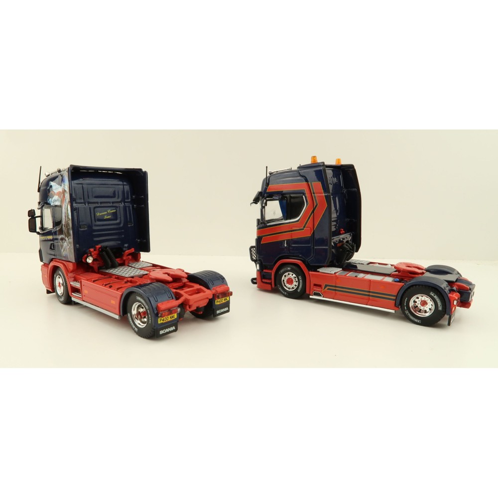 Tekno 84101 - Scania NG S-Serie Highline 4x2 & Scania 4-Serie Topline Truck - Twin Pack - Coles & Sons - Scale 1:50