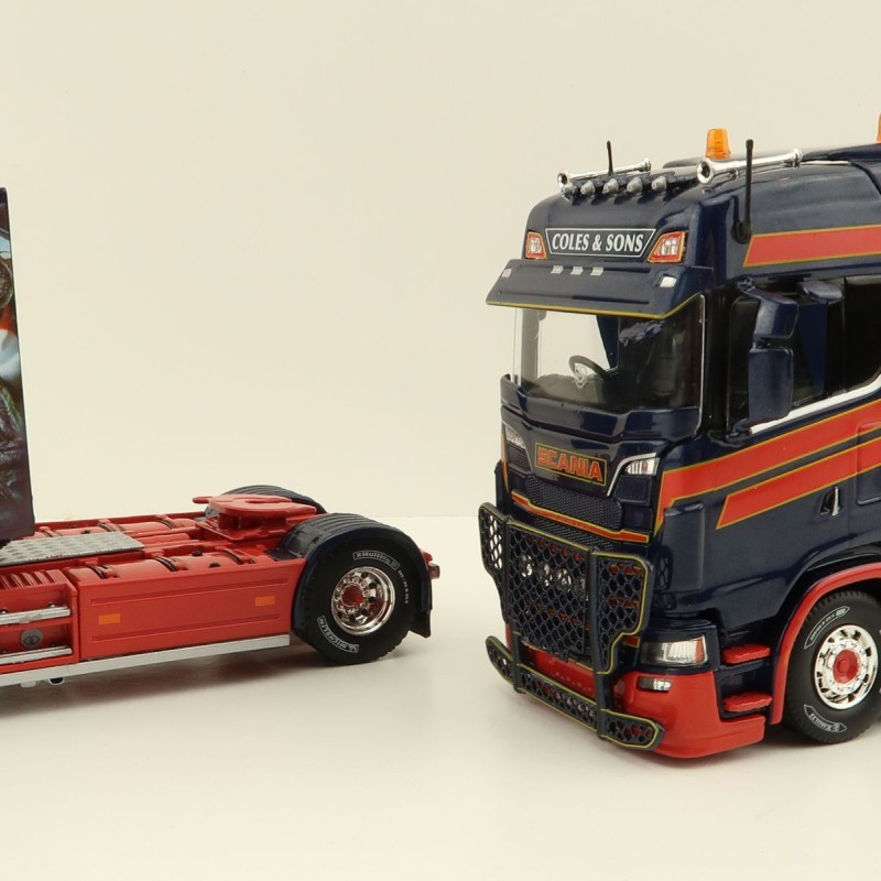 Tekno 84101 - Scania NG S-Serie Highline 4x2 & Scania 4-Serie Topline Truck - Twin Pack - Coles & Sons - Scale 1:50
