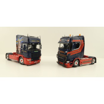 Tekno 84101 - Scania NG S-Serie Highline 4x2 & Scania 4-Serie Topline Truck - Twin Pack - Coles & Sons - Scale 1:50