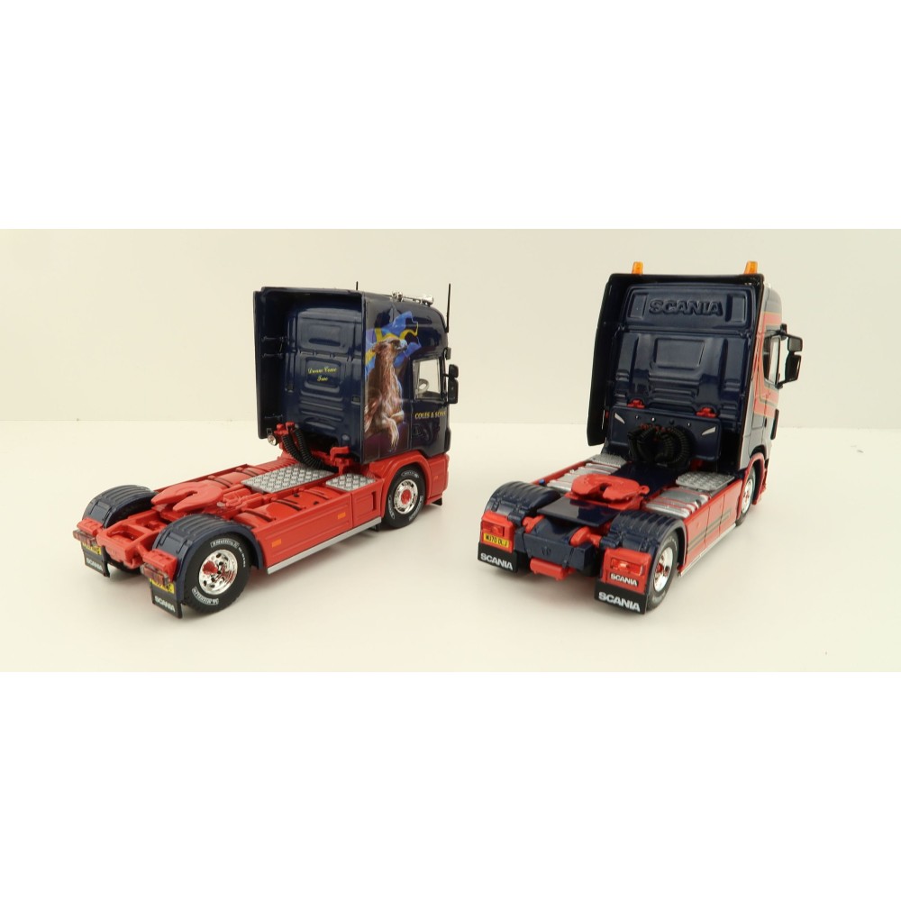 Tekno 84101 - Scania NG S-Serie Highline 4x2 & Scania 4-Serie Topline Truck - Twin Pack - Coles & Sons - Scale 1:50