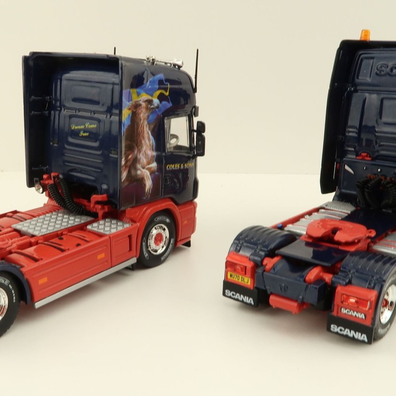 Tekno 84101 - Scania NG S-Serie Highline 4x2 & Scania 4-Serie Topline Truck - Twin Pack - Coles & Sons - Scale 1:50