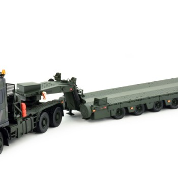 Tekno 84976 - DAF Military Tropco Pantser 6x4 Truck with 7 axle Low Loader - Scale 1:50