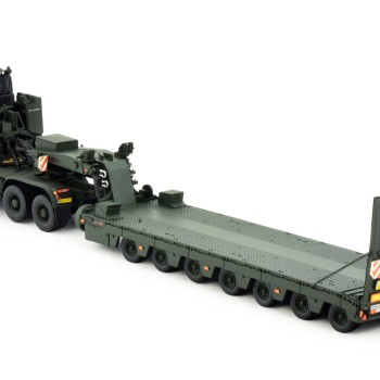 Tekno 84976 - DAF Military Tropco Pantser 6x4 Truck with 7 axle Low Loader - Scale 1:50