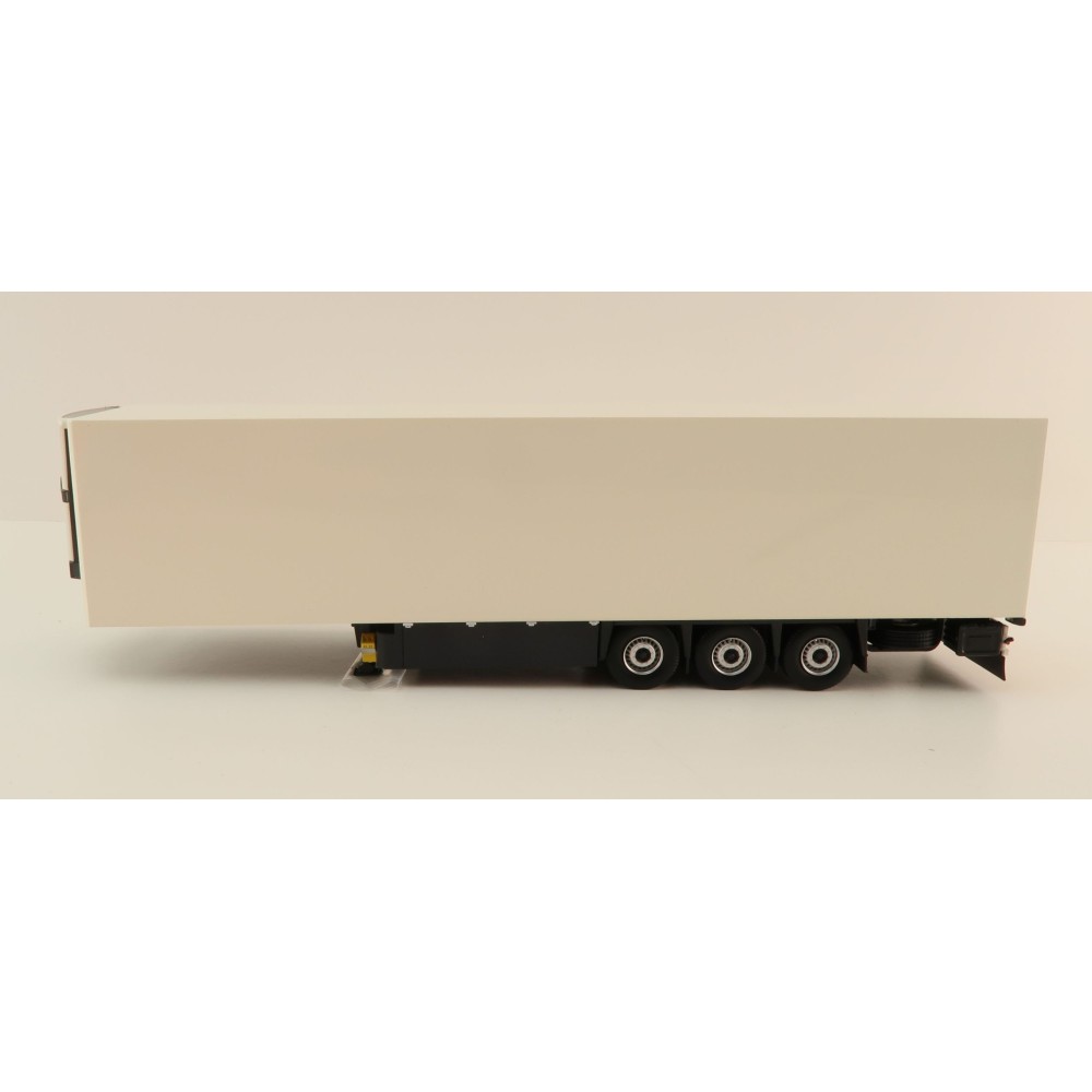 Tekno 85238-2 - Semi 3-axle Box Reefer Trailer White Thermo King - Scale 1:50